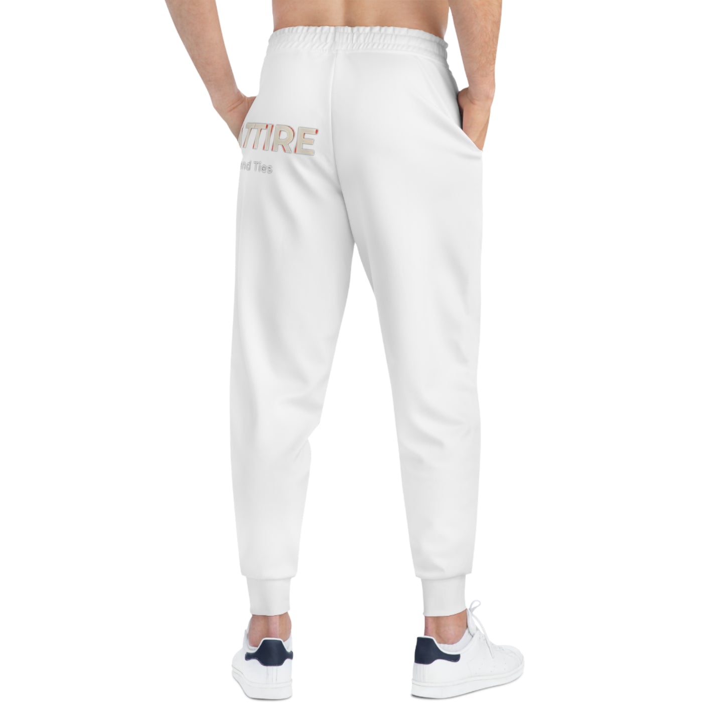 White Dapper Joggers