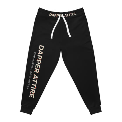 Slogan Black Athletic Joggers