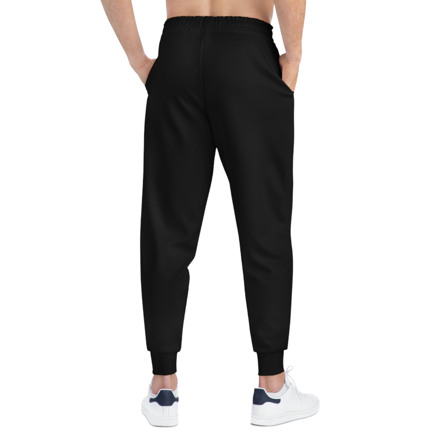 Slogan Black Athletic Joggers