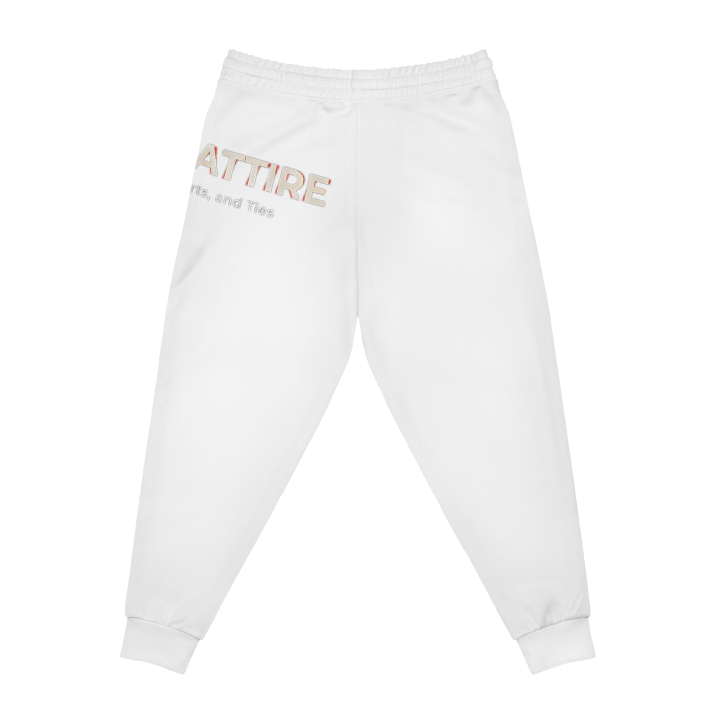 White Dapper Joggers