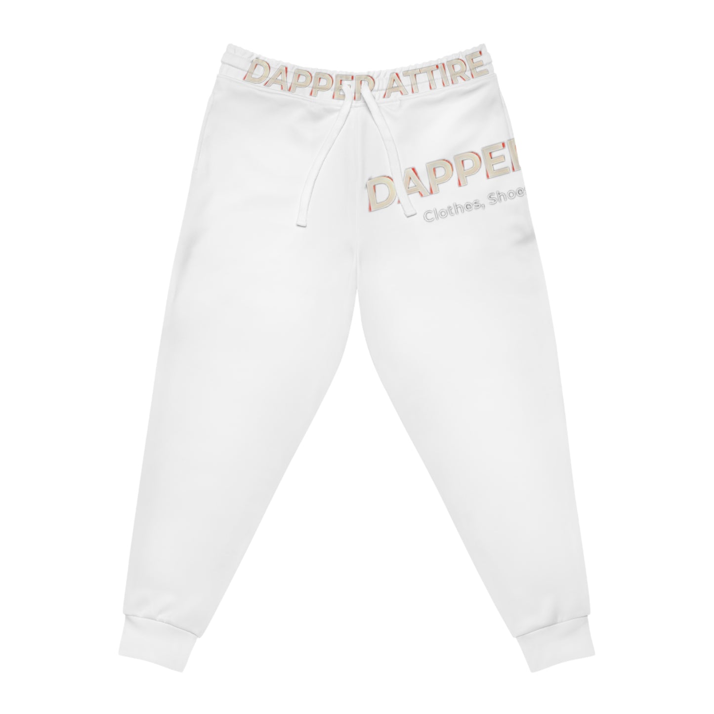 White Dapper Joggers